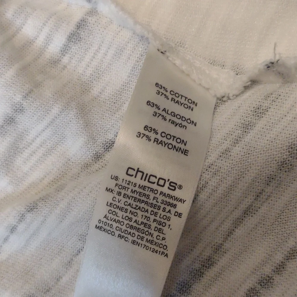 Chico's Ombre Dots Open-Front Hoodie Tunic